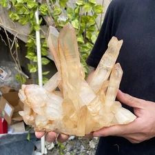 1.62kg Natural White Clear Quartz Crystal Cluster Raw Healing Specimen