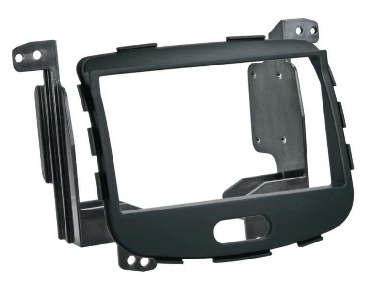 Pour Hyundai I10 Autoradio Cadre D'Installation Cadre Décoratif Double DIN Noir - Photo 1/1