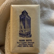 VTG. WARD HOTEL SOAP FORT  SMITH ARKANSAS COLGATE PALMOLIVE PEET