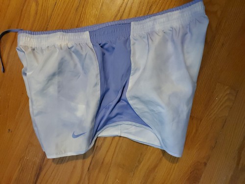 NWT Nike Icon 10k Women’s Dri Fit White & Purple Tie Dye Shorts Size 2XL