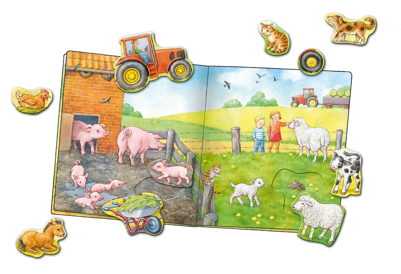 Thumbnail - Anne Möller Mein Großes Puzzle-spielbuch Bauernhof 9783473434824