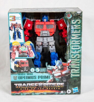 Hasbro Transformers Rise of the Beasts Beast-Mode Optimus Prime Action Figure