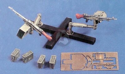 Verlinden 1/35 Israeli IDF FN MAG M240 Machine Guns w/Vehicle Mounts (2 pcs) 571