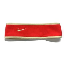 Nike Therma-Fit Reversible Fleece Running Headband One Size Yellow Red