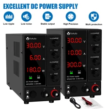 DC Power Supply Adjustable Precision Variable Digital LED Lab Grade 30V 6A/10A