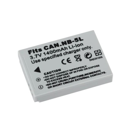 2x Battery for Canon NB-5L PowerShot SX200 IS SX210 IS SX220 IS