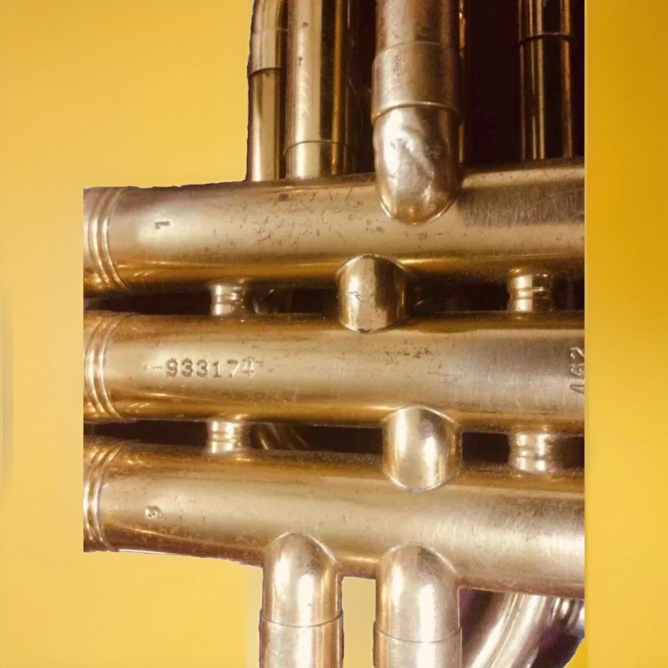 King 602 小号 Cornet.with vincent Baha 吹嘴 — 第 3/4 张图片