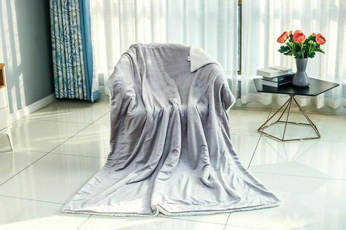 Manta reversible suave cálida para sofá cama - Imagen 24 de 27