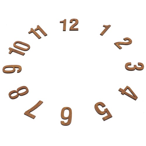 3 Pieces Watch Face Accessories Miss Clock Numeral Kit Number Replacement - Zdjęcie 6 z 12