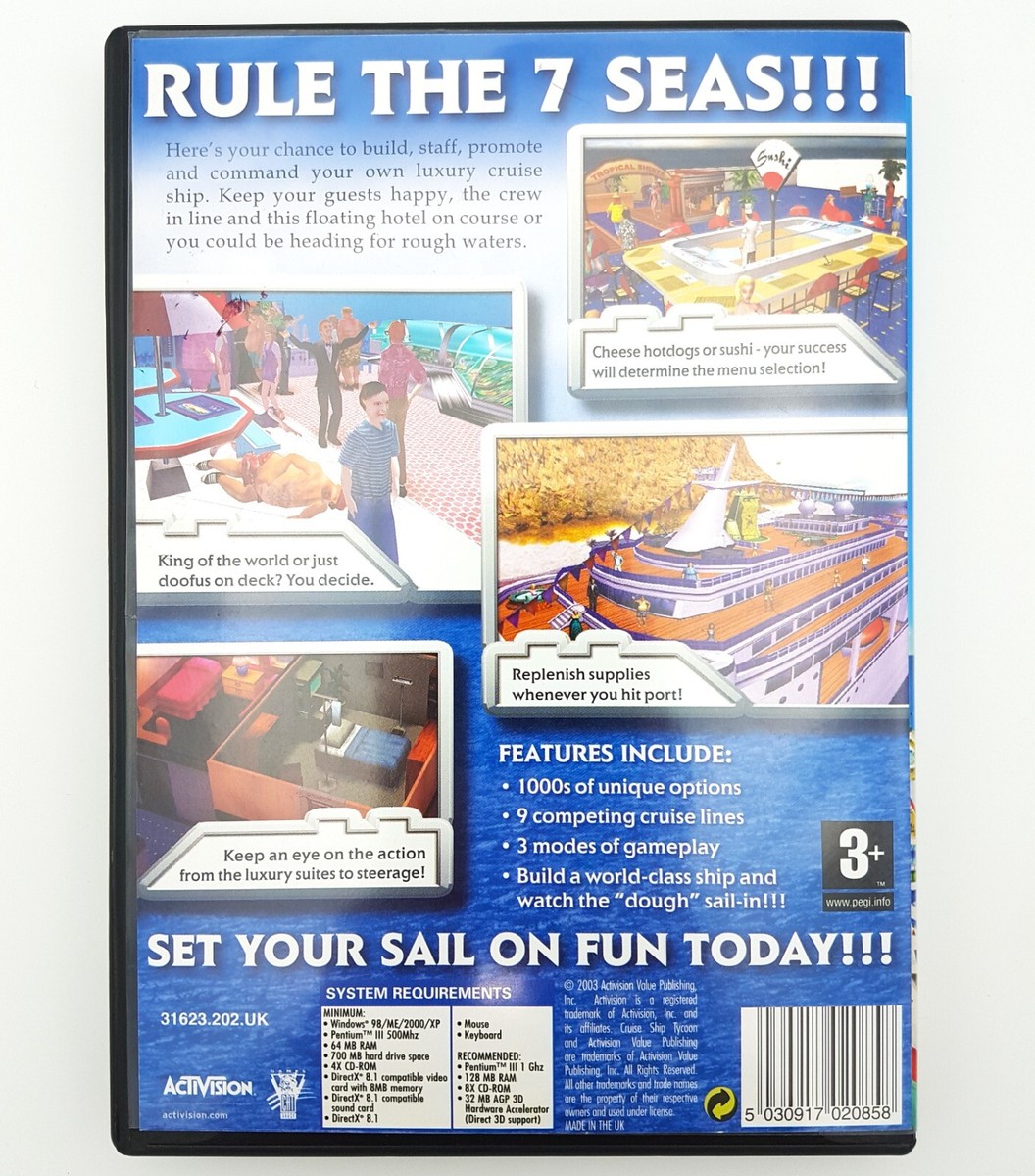 Cruise Ship Tycoon - PC CD-ROM - Free, Fast P&P! | eBay