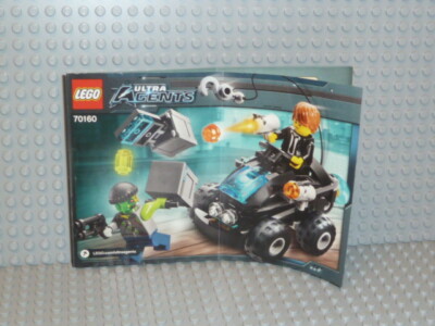 LEGO  Ultra Agents Bauanleitung 70160 Riverside Raid ungelocht instruction B3020