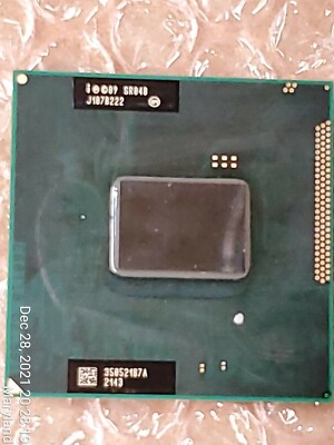 Intel Core i5-2520M 2.5GHz Mobile Laptop CPU Processor SR048 Socket G2 - CPU59