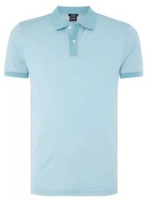 Hugo Boss Men s Phillipson 27 Polo Shirt Slim Fit Cotton Size Xl Black Label