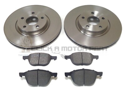 FORD KUGA 2.0 TDCi & 2.5 4WD FRONT 2 VENTED BRAKE DISCS AND MINTEX PADS SET NEW
