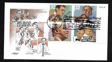 #3096-3099 (3099a) 32c Big Band Leaders- Artmaster FDCPB4 Se-tenant Plt #P222222