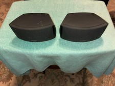 2 - Bose CineMate D462-065 Black Wired Satellite Surround Sound Speakers. Tested