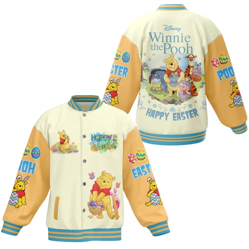 Winnie The Pooh New Baseball Jacket For Fan