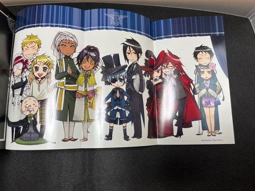 Black Butler Character Guide Art book SQUARE ENIX Japan Anime Yana Toboso manga - Imagen 7 de 11