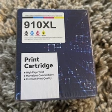 4PCS 910XL Ink Cartridge for HP 910 OfficeJet Pro 8010 8020 8021 8022 8028 8035