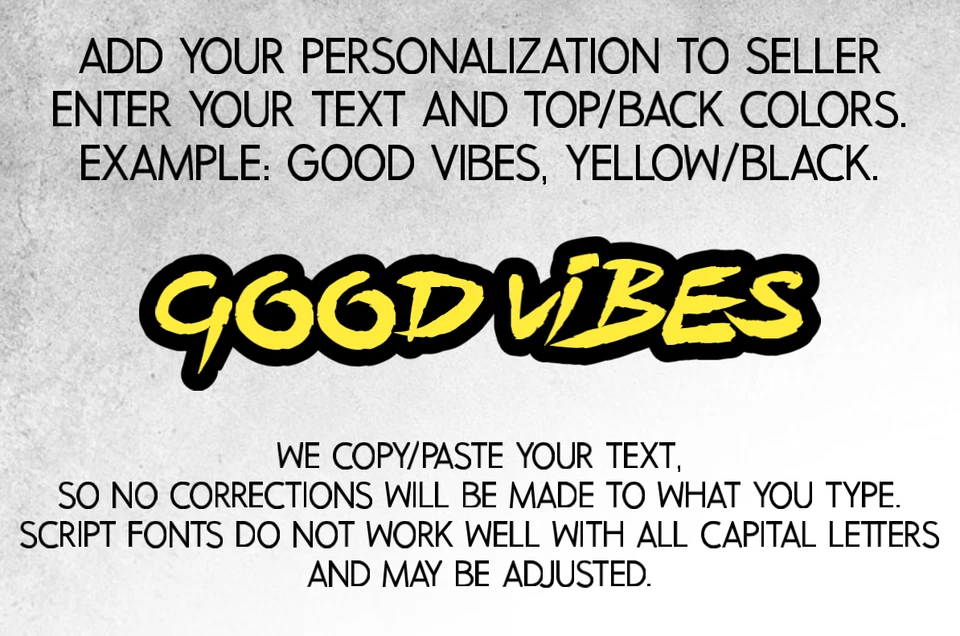 MULTI COLOR Custom Lazer Cut Car Acrylic Emblem Badge Customized Text Names LOGO - Image 3 of 4