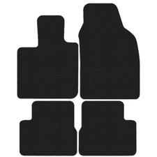 Anthrazit Fußmatten Velour für Fiat 500e 2020-... Autoteppiche, 14xRand