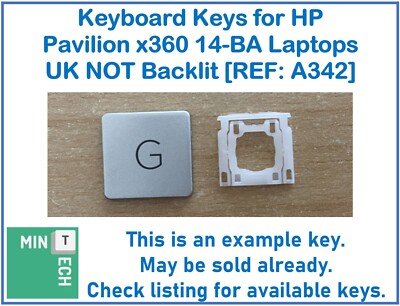 Tastatur Ersatz Tasten für HP Pavilion 14-BA x360 Laptops UK NICHT Hintergrundbeleuchtung