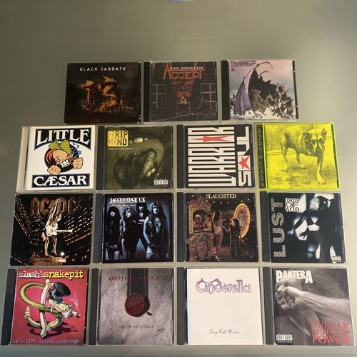 MEGA 80s-90s HEAVY METAL 15 LOT: Black Sabbath/Alice in Chains/AC/DC ...