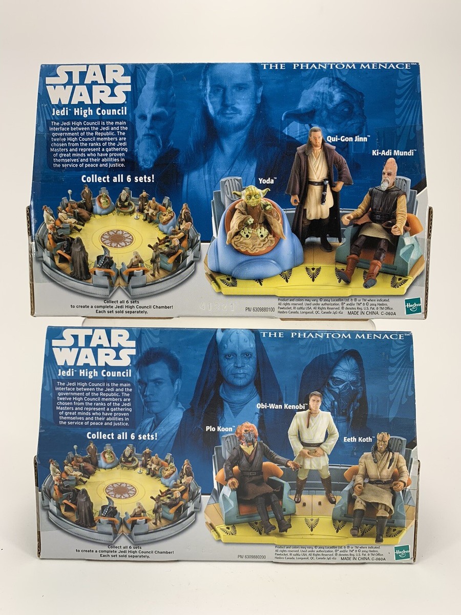 Star Wars Figures JEDI HIGH COUNCIL Scene 1-4 & Scene 1-2 Star Wars Figures JEDI HIGH COUNCIL Scene 1-4 & Scene 1-2
