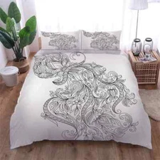 Circling good flower 3D Print Duvet Quilt Doona Covers Pillow Case Bedding Sets