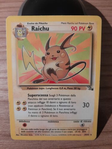 LOTTO CARTE POKEMON VINTAGE ITA ☆ SET BASE JUNGLE & FOSSIL ☆ COMUNI/RARE NO HOLO - Foto 149 di 182