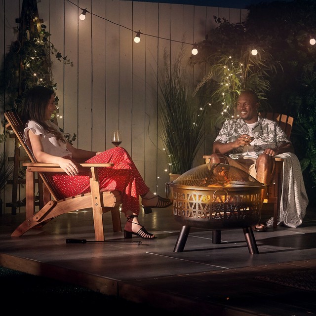 vonhaus geo fire pit