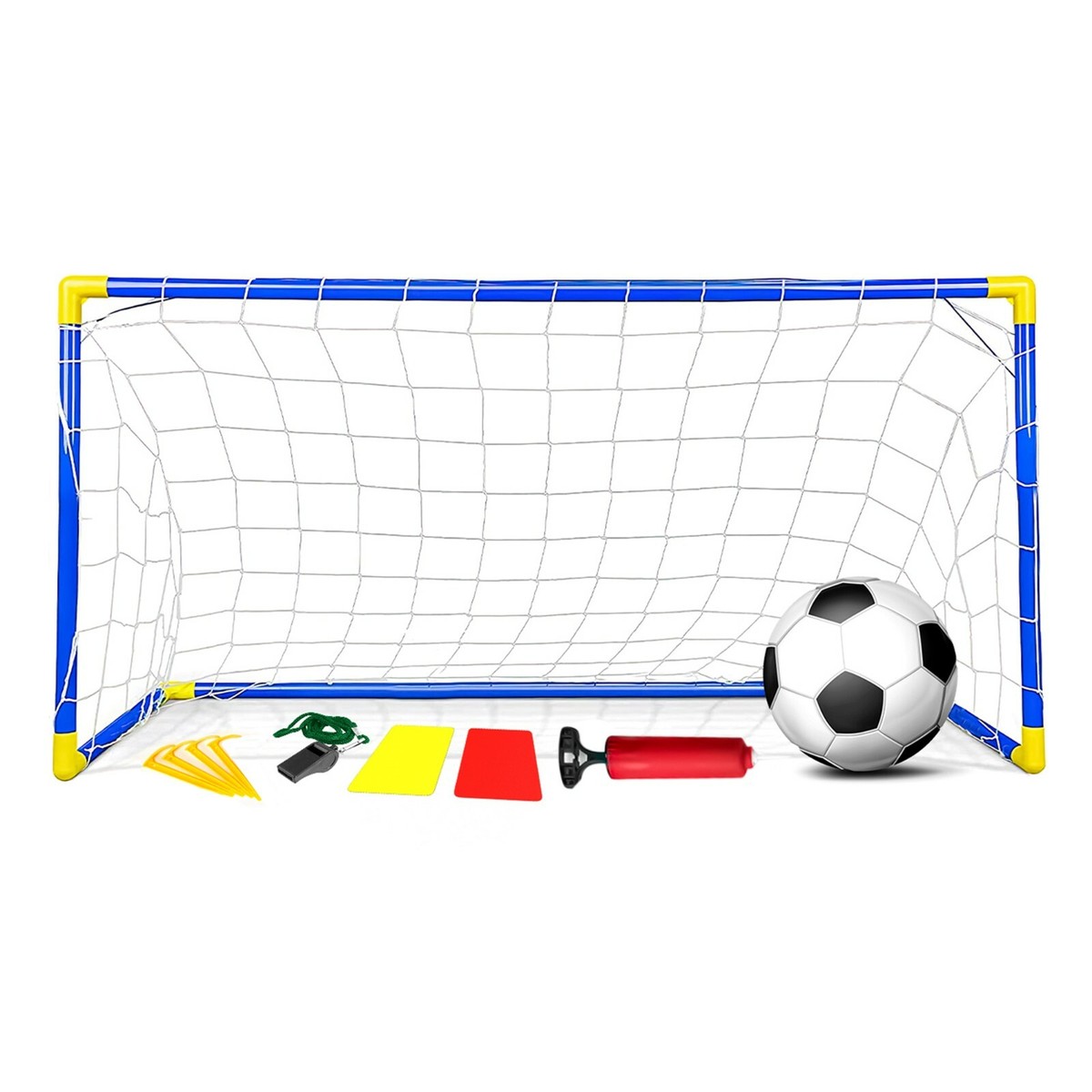 Kids Football Goal Post Indoor Outdoor Soccer Goal Post Net Ball