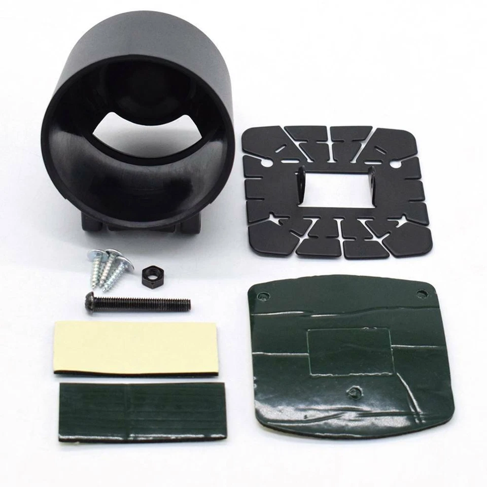 Medidor de tablero automático de coche 3X 2"" 52 mm universal de calibre giratorio único Foto 3 de 4