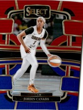 2024 Panini Select WNBA #93 Jordin Canada Red and Blue Prizms #/399