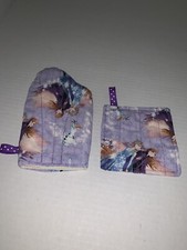 Child  s Oven Mitt Potholer Set For Play Kitchen Not For Real Kitchen Use Toy