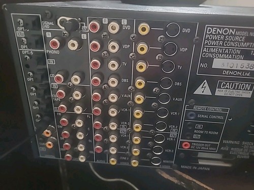 Denon AVR-3803 AV Receiver Multi Zone 7.1 Channel Dolby Digital/ DTS TESTEDWORKS - Picture 4 of 12