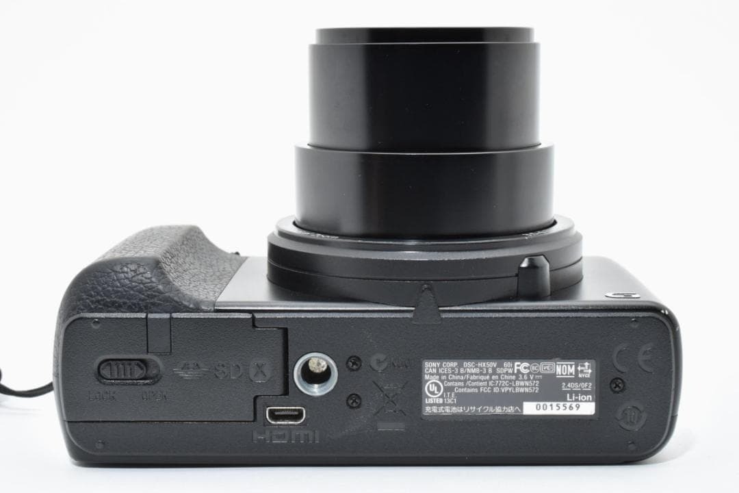 Sony Cyber-shot DSC-HX50V Black 20.4MP Camera 30x G Lens GPS Wi-Fi