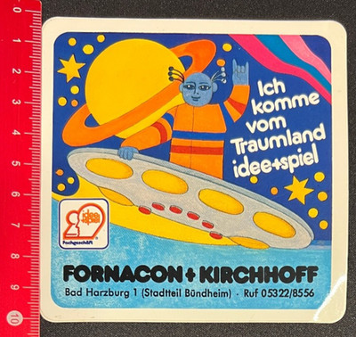 FORNACON + KIRCHHOFF - idee + spiel - Aufkleber Sticker /07061790