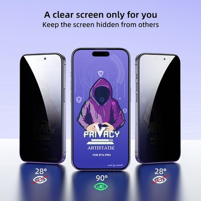 Mietubl Premium Screen & Privacy Protector for iphone 16 pro max  