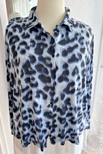 Gerry Weber Shirt Gr. 48 blau-leo