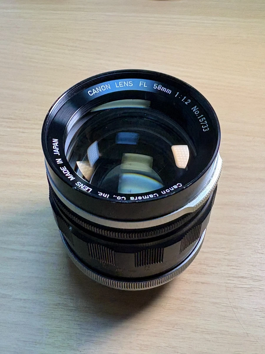 Canon FL f/1.2 Camera Lenses 58mm Focal for sale | eBay