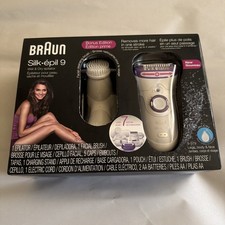 Braun Silk- pil 9 Wet Dry Epilator 9-579 Bonus Edition OPEN BOX