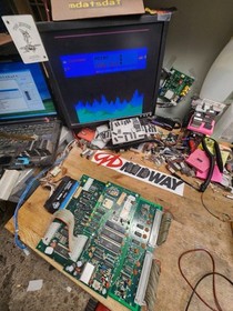 MOON PATROL PCB NON-JAMMA ARCADE BOARD WORKING!!! WILLIAMS 1982 GENUINE
