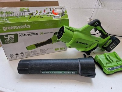 Greenworks 48V Axial Blower BLE402 inkl akku und ladegerät