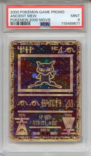 2000 Pokemon Game Promo Ancient Mew Pokemon 2000 Movie PSA 9 MINT Holo Card