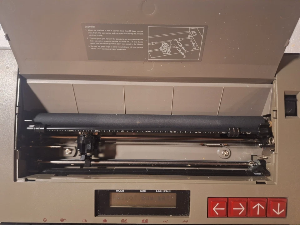 Vintage Sears 35370 LXI Type-O-Graph Typewriter Powers On Same As Brother BP-30 - Image 4 of 4