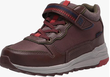 Stride Rite Boys' M2P NATE Sneaker, Brown, 13.5 Wide Little Kid US