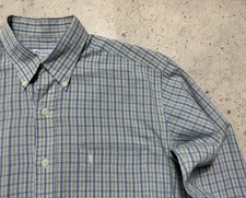Yves Saint Laurent YSL Vintage Checked Button Up Shirt