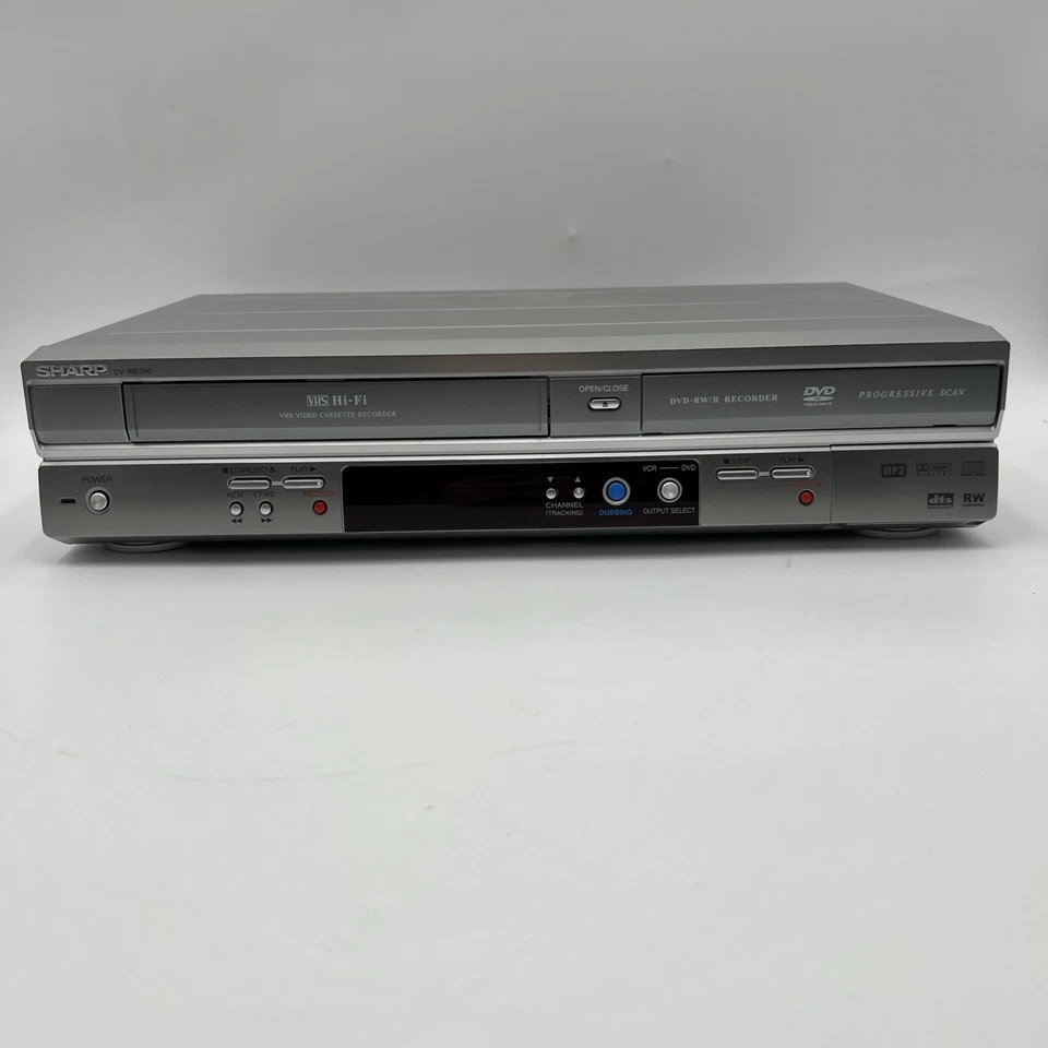 夏普VCR/DVD录像机组合播放器DV-RW340不读取DVD用于零件/维修 — 第 2/4 张图片