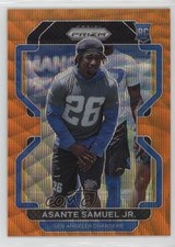 2021 Panini Prizm Rookie Orange Wave Prizm 45/60 Asante Samuel Jr #435 8az
